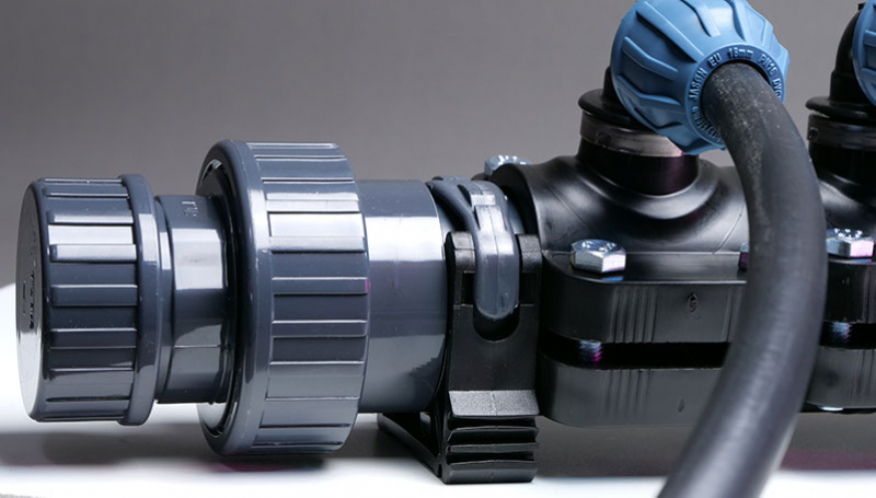 Poolheizung -  6- Fach Verteiler System